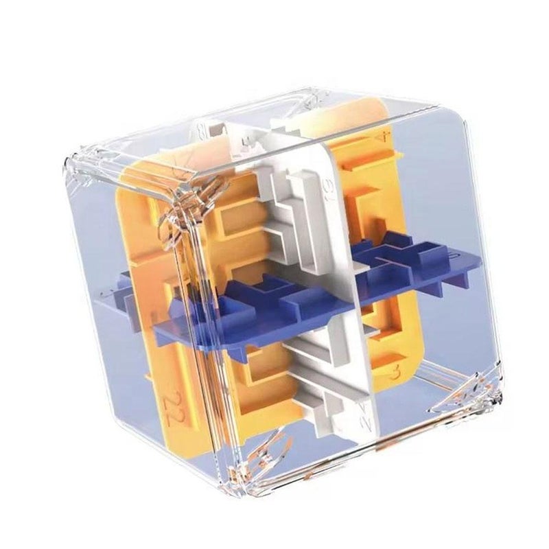 New children's educational 3D stereoscopic maze ball, rolling ball, 3x3 Rubik's Cube, hand-eye coordination and stress relief toy